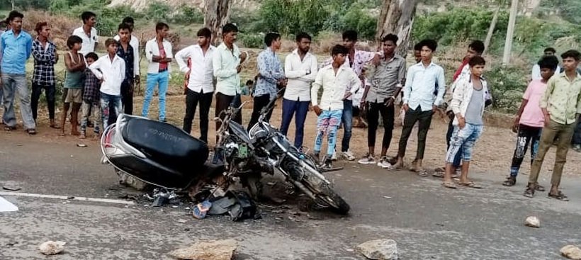 Scooter rider dies after being hit by bike