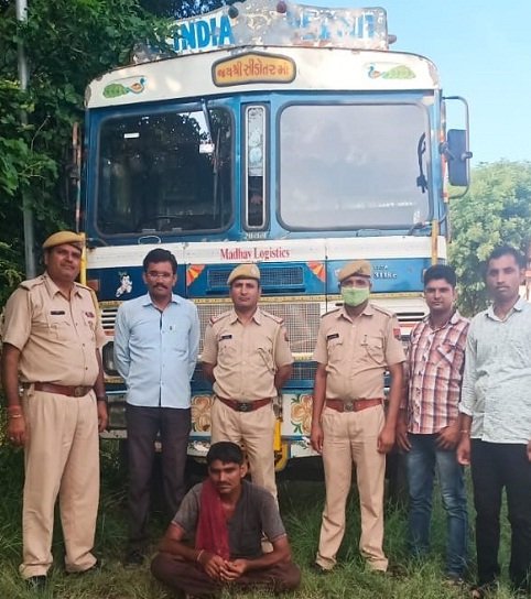 Illegally going diesel seized in Gujarat registerd tanker