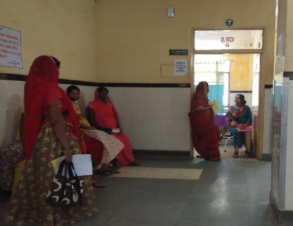 Doctors are not available in the OPD in the district hospital even till ten in the morning.