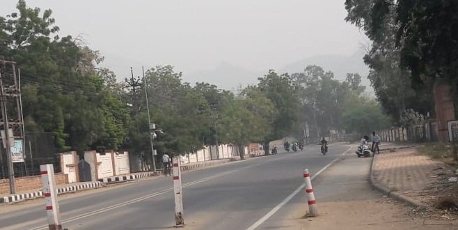 The mercury is falling continuously in the state, winter came in the midst of haze