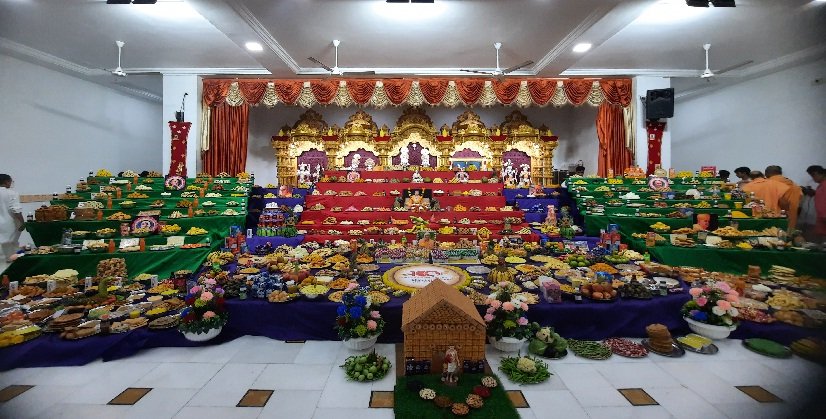 Annakoot Festival at BAPS Swaminarayan Mandir in Sirohi