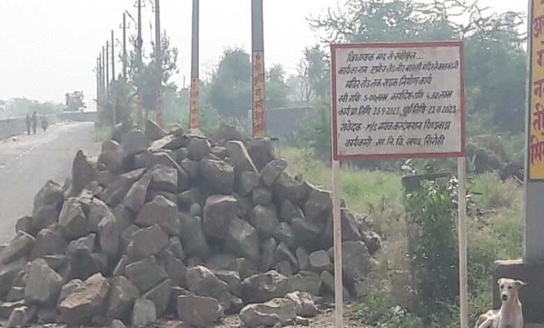 Roads worth Rs 10 lakhs built on paper near Kalkaji temple in Sirohi!