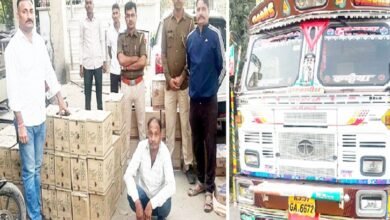 Sirohi. Police seized Rajasthani liquor going from Pali to Ahmedabad at Gujarat border near AbuRoad