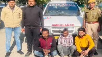 sirohi/pindwara. Ambulance transports drugs- three arrested