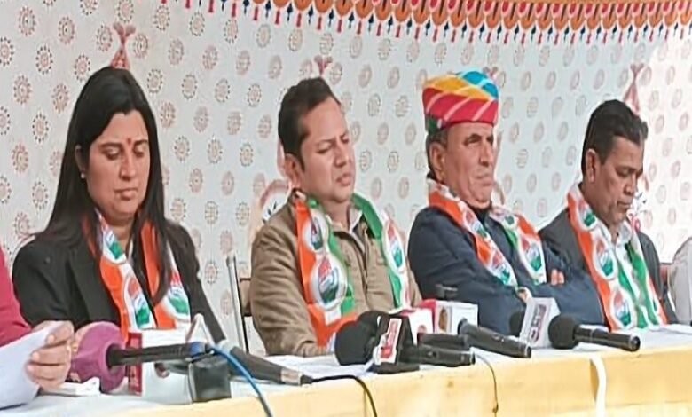 Vaibhav Gehlot said that the BJP government in the state could not do any work