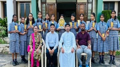 sirohi. बास्केट बॉल में सेंट पॉल ने कब्जाया खिताब sirohi. St. Paul won the title in basketball