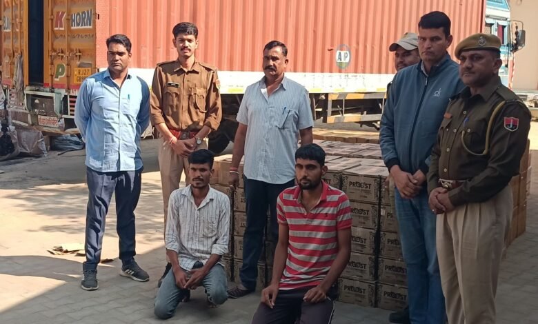 सिरोही. थानाधिकारी तबादले के बाद मंडार में पकड़ी लाखों की शराब sirohi. After the transfer of the station officer, liquor worth lakhs was seized in Mandaar.