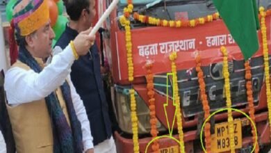 सिरोही. एमपी-यूपी से आए राजस्थानी उपलब्धियों के प्रचार रथ - अन्य राज्यों को सौंपा प्रदेश की उपलब्धियों के प्रचार का ठेका Sirohi. Rajasthani publicity vehicles arrived from MP and UP- The contract for promoting the state's achievements has been given to other states.