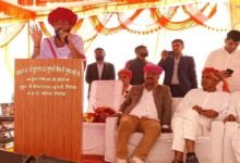 सिरोही. भीमाना में निष्क्रमणीय पशुपालक आवासीय विद्यालय का शिलान्यास Sirohi. Foundation stone laid for residential school for evacuee cattle herders in Bhimana (pindwara)