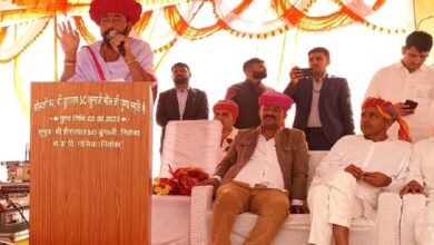 सिरोही. भीमाना में निष्क्रमणीय पशुपालक आवासीय विद्यालय का शिलान्यास Sirohi. Foundation stone laid for residential school for evacuee cattle herders in Bhimana (pindwara)