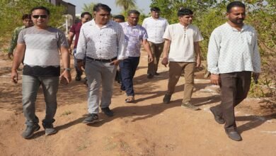 सिरोही. वंदे गंगा जल संरक्षण जन अभियान के तहत फील्ड विजिट Sirohi: Field Visit under the 'Vande Ganga' Water Conservation Mass Campaign